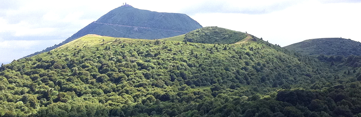 Le Puy de Dome et la Chaine des Puys