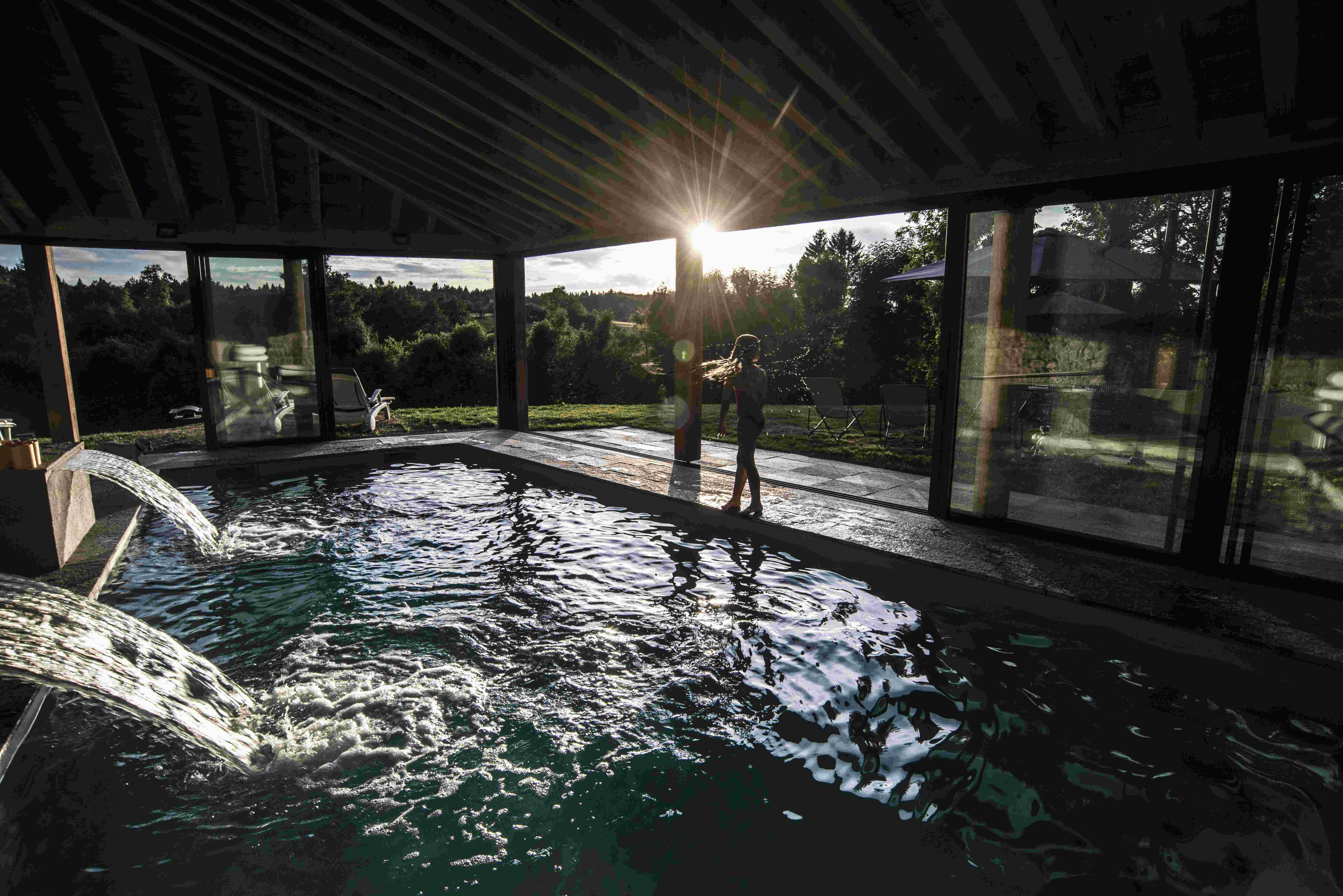 Piscine intérieure chauffée à l'année